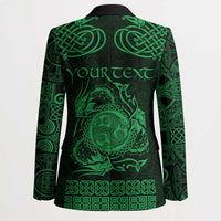 Personalized Montgomeryshire Sir Drefaldwyn Blazer Green Water Triskele Celtic-inspired - Wonder Print Shop