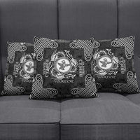 Personalized Pembrokeshire Sir Benfro Pillow Cover Black Puffin Celtic-inspired - Wonder Print Shop