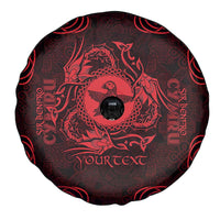 Personalized Pembrokeshire Sir Benfro Spare Tire Cover Red Puffin Celtic-inspired - Wonder Print Shop