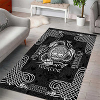 Personalized Radnorshire Sir Faesyfed Area Rug Black Oak Tree Of Life Celtic-inspired - Wonder Print Shop