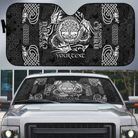 Personalized Radnorshire Sir Faesyfed Auto Sun Shade Black Oak Tree Of Life Celtic-inspired - Wonder Print Shop