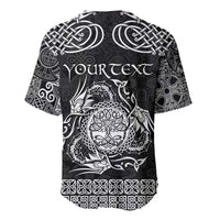Personalized Radnorshire Sir Faesyfed Baseball Jersey Black Oak Tree Of Life Celtic-inspired - Wonder Print Shop