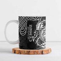 Personalized Radnorshire Sir Faesyfed Ceramic Mug Black Oak Tree Of Life Celtic-inspired - Wonder Print Shop