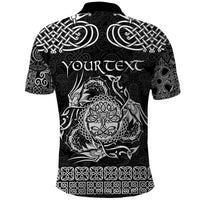 Personalized Radnorshire Sir Faesyfed Polo Shirt Black Oak Tree Of Life Celtic-inspired - Wonder Print Shop