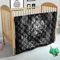 Personalized Radnorshire Sir Faesyfed Quilt Black Oak Tree Of Life Celtic-inspired - Wonder Print Shop