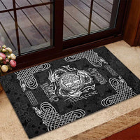 Personalized Radnorshire Sir Faesyfed Rubber Doormat Black Oak Tree Of Life Celtic-inspired - Wonder Print Shop