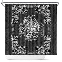 Personalized Radnorshire Sir Faesyfed Shower Curtain Black Oak Tree Of Life Celtic-inspired - Wonder Print Shop