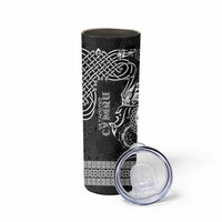 Personalized Radnorshire Sir Faesyfed Skinny Tumbler Black Oak Tree Of Life Celtic-inspired - Wonder Print Shop