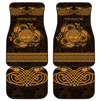 Personalized Radnorshire Sir Faesyfed Car Mats Gold Oak Tree Of Life Celtic-inspired - Wonder Print Shop
