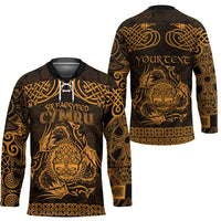 Personalized Radnorshire Sir Faesyfed Hockey Jersey Gold Oak Tree Of Life Celtic-inspired - Wonder Print Shop