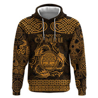 Personalized Radnorshire Sir Faesyfed Hoodie Gold Oak Tree Of Life Celtic-inspired - Wonder Print Shop