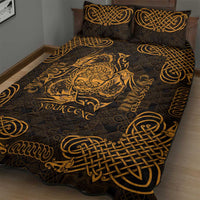 Personalized Radnorshire Sir Faesyfed Quilt Bed Set Gold Oak Tree Of Life Celtic-inspired - Wonder Print Shop