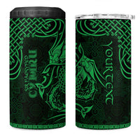 Personalized Radnorshire Sir Faesyfed 4 in 1 Can Cooler Tumbler Green Oak Tree Of Life Celtic-inspired - Wonder Print Shop