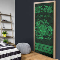 Personalized Radnorshire Sir Faesyfed Door Cover Green Oak Tree Of Life Celtic-inspired - Wonder Print Shop