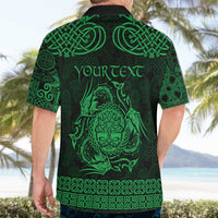 Personalized Radnorshire Sir Faesyfed Hawaiian Shirt Green Oak Tree Of Life Celtic-inspired - Wonder Print Shop