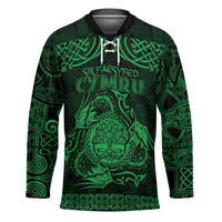 Personalized Radnorshire Sir Faesyfed Hockey Jersey Green Oak Tree Of Life Celtic-inspired - Wonder Print Shop