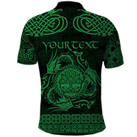 Personalized Radnorshire Sir Faesyfed Polo Shirt Green Oak Tree Of Life Celtic-inspired - Wonder Print Shop