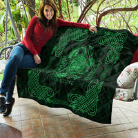 Personalized Radnorshire Sir Faesyfed Quilt Green Oak Tree Of Life Celtic-inspired - Wonder Print Shop