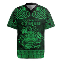 Personalized Radnorshire Sir Faesyfed Rugby Jersey Green Oak Tree Of Life Celtic-inspired - Wonder Print Shop