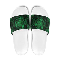 Personalized Radnorshire Sir Faesyfed Slide Sandals Green Oak Tree Of Life Celtic-inspired - Wonder Print Shop
