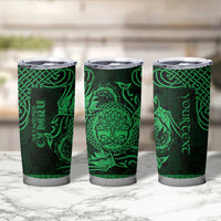 Personalized Radnorshire Sir Faesyfed Tumbler Cup Green Oak Tree Of Life Celtic-inspired - Wonder Print Shop