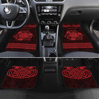 Personalized Radnorshire Sir Faesyfed Car Mats Red Oak Tree Of Life Celtic-inspired - Wonder Print Shop