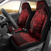Personalized Radnorshire Sir Faesyfed Car Seat Cover Red Oak Tree Of Life Celtic-inspired - Wonder Print Shop