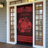 Personalized Radnorshire Sir Faesyfed Door Cover Red Oak Tree Of Life Celtic-inspired - Wonder Print Shop