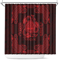 Personalized Radnorshire Sir Faesyfed Shower Curtain Red Oak Tree Of Life Celtic-inspired - Wonder Print Shop