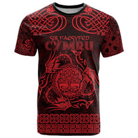 Personalized Radnorshire Sir Faesyfed T Shirt Red Oak Tree Of Life Celtic-inspired - Wonder Print Shop