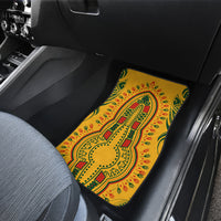Africa Dashiki Car Mats African Tribal Art Mixed Polynesian Tattoo Gold Color Unique LT9 - Wonder Print Shop