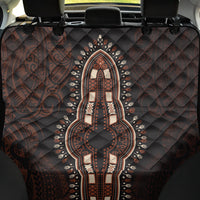 Africa Dashiki Back Car Seat Cover African Tribal Art Mixed Polynesian Tattoo Red Color Unique LT9 - Wonder Print Shop