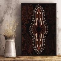 Africa Dashiki Canvas Wall Art African Tribal Art Mixed Polynesian Tattoo Red Color Unique LT9 - Wonder Print Shop