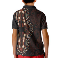 Africa Dashiki Kid Polo Shirt African Tribal Art Mixed Polynesian Tattoo Red Color Unique - Wonder Print Shop