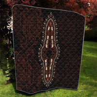 Africa Dashiki Quilt African Tribal Art Mixed Polynesian Tattoo Red Color Unique - Wonder Print Shop