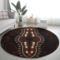 africa-dashiki-round-carpet-african-tribal-art-mixed-polynesian-tattoo-red-color-unique