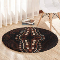 africa-dashiki-round-carpet-african-tribal-art-mixed-polynesian-tattoo-red-color-unique