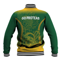 South Africa Cricket Baseball Jacket Go Proteas World Cup Version 2023 Sproty LT9 - Wonder Print Shop