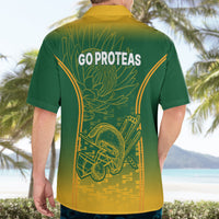 South Africa Cricket Hawaiian Shirt Go Proteas World Cup Version 2023 Sproty - Wonder Print Shop