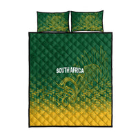 South Africa Cricket Quilt Bed Set Go Proteas World Cup Version 2023 Sproty - Wonder Print Shop