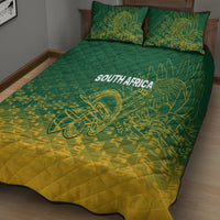 South Africa Cricket Quilt Bed Set Go Proteas World Cup Version 2023 Sproty - Wonder Print Shop