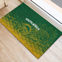 South Africa Cricket Rubber Doormat Go Proteas World Cup Version 2023 Sproty - Wonder Print Shop