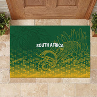 South Africa Cricket Rubber Doormat Go Proteas World Cup Version 2023 Sproty - Wonder Print Shop