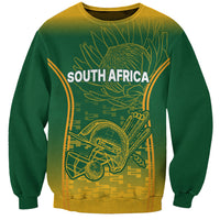South Africa Cricket Sweatshirt Go Proteas World Cup Version 2023 Sproty - Wonder Print Shop