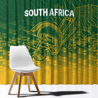 South Africa Cricket Window Curtain Go Proteas World Cup Version 2023 Sproty - Wonder Print Shop