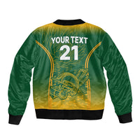 Custom South Africa Cricket Bomber Jacket Go Proteas World Cup Version 2023 Sproty LT9 - Wonder Print Shop