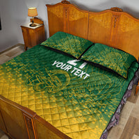 Custom South Africa Cricket Quilt Bed Set Go Proteas World Cup Version 2023 Sproty - Wonder Print Shop