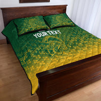Custom South Africa Cricket Quilt Bed Set Go Proteas World Cup Version 2023 Sproty - Wonder Print Shop