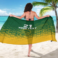 Custom South Africa Cricket Sarong Go Proteas World Cup Version 2023 Sproty - Wonder Print Shop