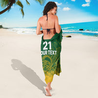 Custom South Africa Cricket Sarong Go Proteas World Cup Version 2023 Sproty - Wonder Print Shop